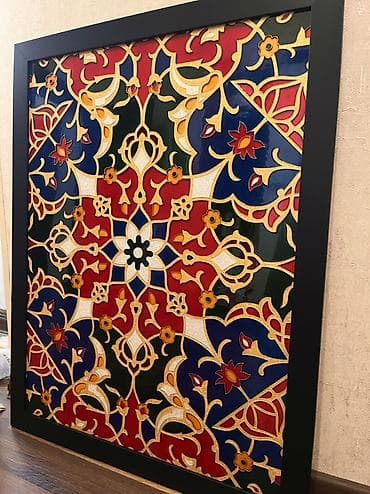 Şüşə üzərində əl işləməsi dekorativ panel - Material: qalın şüşə lalafo.az -da — 3 Şüşə üzərində əl işləməsi dekorativ panel - Material: qalın şüşə — 3