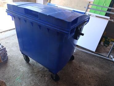 Sənaye tipli təkərli zibil konteyneri — mavi rəng - Həcm: təxmini lalafo.az -da Sənaye tipli təkərli zibil konteyneri — mavi rəng - Həcm: təxmini