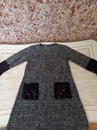 Koynek - tunika - Rəng və naxış: boz-qarışıq melanj fakturalı parça - lalafo.az -da Koynek - tunika - Rəng və naxış: boz-qarışıq melanj fakturalı parça -