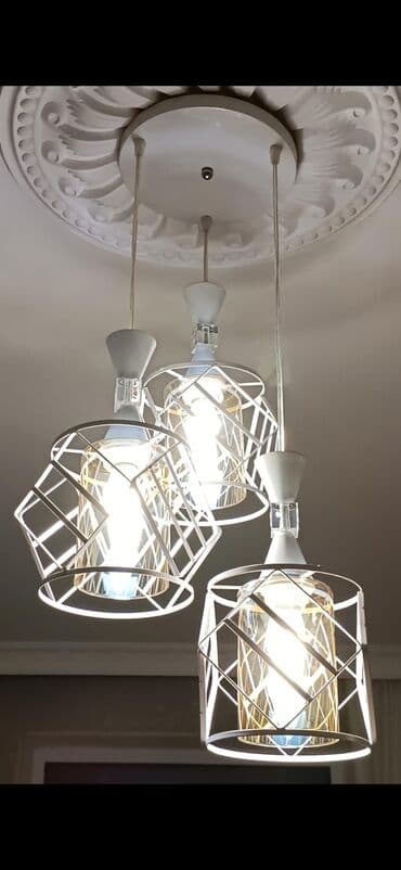 Çılçıraq, 3 lampa, Metal lalafo.az -da Çılçıraq, 3 lampa, Metal