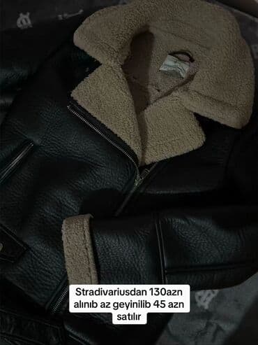 Stradivarius qadın kürkü içlikli dəri görünümlü gödəkçə. - Rəng: qara lalafo.az -da Stradivarius qadın kürkü içlikli dəri görünümlü gödəkçə. - Rəng: qara