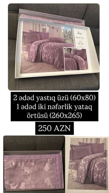 Yataq üçün Yeni Xovlu rəng - Yasəmən Yataq örtüyü, Ünvandan götürmə, Pulsuz çatdırılma lalafo.az -da Yataq üçün Yeni Xovlu rəng - Yasəmən Yataq örtüyü, Ünvandan götürmə, Pulsuz çatdırılma