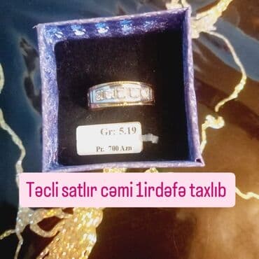 Qızıl üzük – daşlı model - Material: qızıl rəngli metal - Dizayn: ön lalafo.az -da Qızıl üzük – daşlı model - Material: qızıl rəngli metal - Dizayn: ön