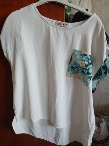 Brend: ELZAR Model: Qadın bluzası - Rəng: ağ əsas rəng - Dizayn lalafo.az -da Brend: ELZAR Model: Qadın bluzası - Rəng: ağ əsas rəng - Dizayn