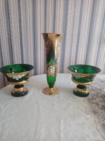 Vaza dəsti, Bogem şüşəsi lalafo.az -da Vaza dəsti, Bogem şüşəsi