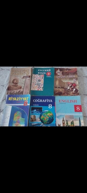 Məktəb dərslikləri dəsti – 8-ci sinif Dəstə daxildir: - Ortaq Türk lalafo.az -da Məktəb dərslikləri dəsti – 8-ci sinif Dəstə daxildir: - Ortaq Türk