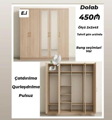 Yeni, Açılan, Düz dolab, Qarderob, paltar dolabı lalafo.az -da Yeni, Açılan, Düz dolab, Qarderob, paltar dolabı