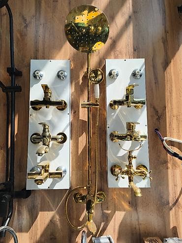 Qızılı rəngli duş və qarışdırıcı dəstləri - Material: metal korpus lalafo.az -da Qızılı rəngli duş və qarışdırıcı dəstləri - Material: metal korpus