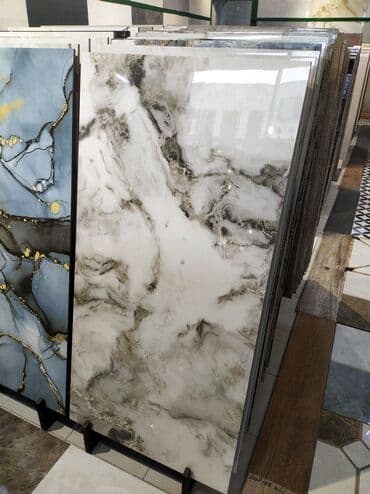 Mərmər effektli böyükformat keramika/porcelan plitələr - Dizayn: Ağ lalafo.az -da Mərmər effektli böyükformat keramika/porcelan plitələr - Dizayn: Ağ
