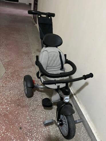 Uşaq üçtəkərli velosiped/puska kombinəsi - Rəng: boz və qara - 3 lalafo.az -da Uşaq üçtəkərli velosiped/puska kombinəsi - Rəng: boz və qara - 3
