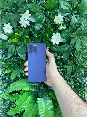 IPhone 14 Pro Max, 256 GB, Deep Purple, Face ID lalafo.az -da IPhone 14 Pro Max, 256 GB, Deep Purple, Face ID