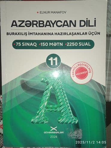 Azərbaycan dili 11-ci sinif, 2024 il, Ünvandan götürmə lalafo.az -da Azərbaycan dili 11-ci sinif, 2024 il, Ünvandan götürmə