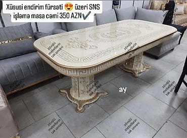 Qonaq masası, Yeni, Açılmayan, MDF, Oval masa lalafo.az -da Qonaq masası, Yeni, Açılmayan, MDF, Oval masa