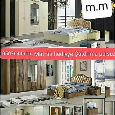 İkinəfərlik çarpayı, Dolab, 2 tumba, Termo, Azərbaycan, Yeni lalafo.az -da İkinəfərlik çarpayı, Dolab, 2 tumba, Termo, Azərbaycan, Yeni