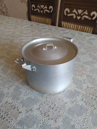 Qazan, rəng - Boz, Alüminium, 2 l, SSRİ lalafo.az -da Qazan, rəng - Boz, Alüminium, 2 l, SSRİ