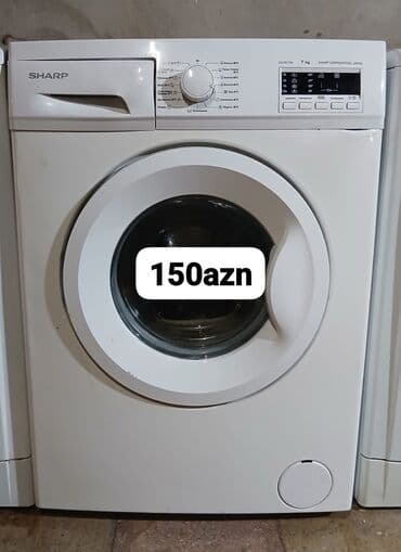 Paltaryuyan maşın Sharp, 7 kq, Avtomat, Qurutmasız lalafo.az -da Paltaryuyan maşın Sharp, 7 kq, Avtomat, Qurutmasız