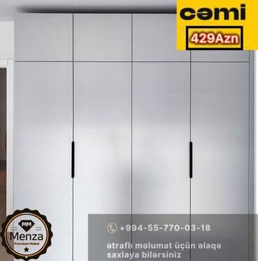 Düz dolab, Yataq otağı üçün, Qarderob, Açılan, Quraşdırıla bilən, 4 qapılı lalafo.az -da Düz dolab, Yataq otağı üçün, Qarderob, Açılan, Quraşdırıla bilən, 4 qapılı