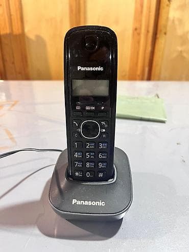 Стационарный телефон Panasonic, Беспроводной, Б/у at lalafo.az Стационарный телефон Panasonic, Беспроводной, Б/у
