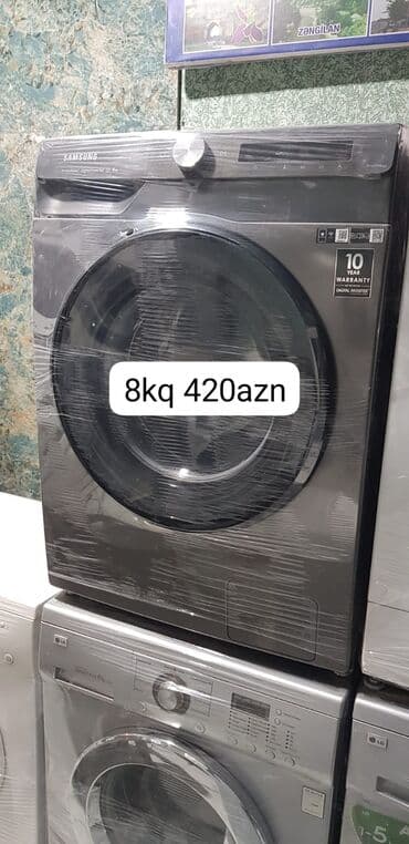 Paltaryuyan maşın Samsung, 8 kq, Avtomat, Qurutmasız lalafo.az -da Paltaryuyan maşın Samsung, 8 kq, Avtomat, Qurutmasız