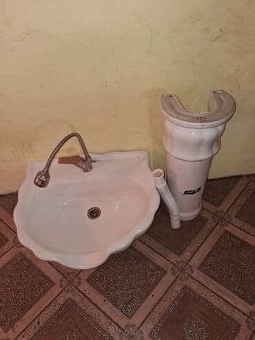 Duş poddonları: Hamam üçün keramika əl-üz yuma dəsti - Qabıq formalı keramika lalafo.az -da — 1 Duş poddonları: Hamam üçün keramika əl-üz yuma dəsti - Qabıq formalı keramika — 1