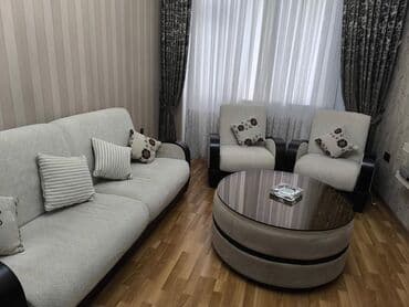 İşlənmiş, Divan, 2 kreslo, Bazalı, Açılan lalafo.az -da İşlənmiş, Divan, 2 kreslo, Bazalı, Açılan