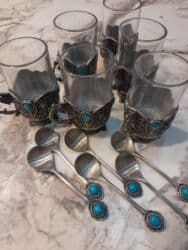 Çay dəsti, rəng - Gümüşü, Şüşə, 6 nəfərlik lalafo.az -da Çay dəsti, rəng - Gümüşü, Şüşə, 6 nəfərlik