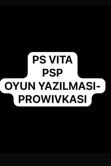 Ps vita-PSP oyun yazilmasi-proşivkasi Oyun yukleme programi lalafo.az -da Ps vita-PSP oyun yazilmasi-proşivkasi Oyun yukleme programi