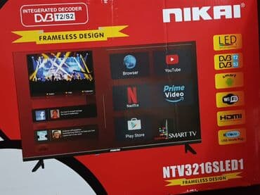 NIKAI NTV3216SLED1 Smart TV - Smart platforma: Android əsaslı, Play lalafo.az -da NIKAI NTV3216SLED1 Smart TV - Smart platforma: Android əsaslı, Play