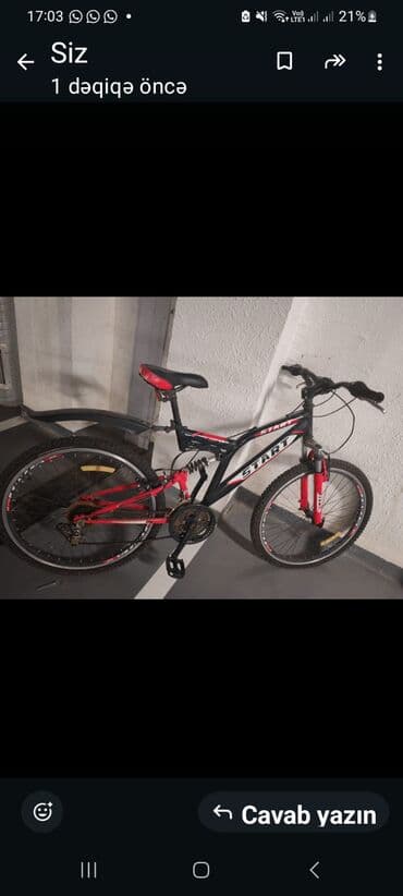 Velosiped - Velosebet alinib ele surulmeyib Qiymeti 100 azn Unvan lalafo.az -da Velosiped - Velosebet alinib ele surulmeyib Qiymeti 100 azn Unvan