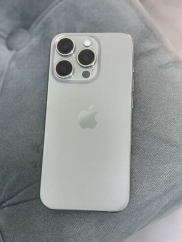 IPhone 15 Pro, 128 GB, Gümüşü, Face ID lalafo.az -da IPhone 15 Pro, 128 GB, Gümüşü, Face ID
