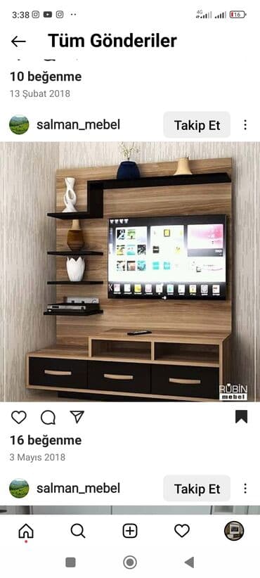 TV стенды на заказ: С выдвижными ящиками, С полками, МДФ, Турция, Гарантия 1 год, Нет кредита at lalafo.az — 1 TV стенды на заказ: С выдвижными ящиками, С полками, МДФ, Турция, Гарантия 1 год, Нет кредита — 1