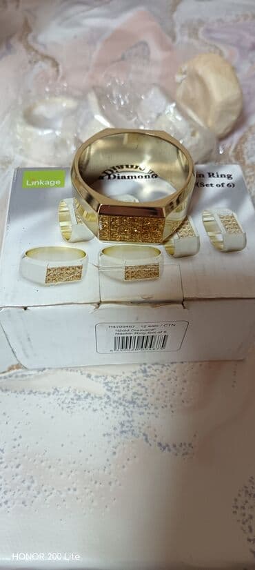 Məhsul: “Gold Diamond” salfet üzüyü – 6-lıq dəst Təsvir: - Rəng lalafo.az -da Məhsul: “Gold Diamond” salfet üzüyü – 6-lıq dəst Təsvir: - Rəng