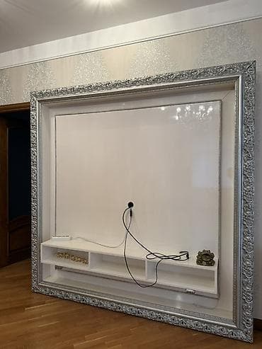 Прямой ТВ стенд, С полками at lalafo.az Прямой ТВ стенд, С полками