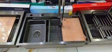 Düzbucaqlı Mətbəx çanağı, Paslanmaz polad lalafo.az -da Düzbucaqlı Mətbəx çanağı, Paslanmaz polad