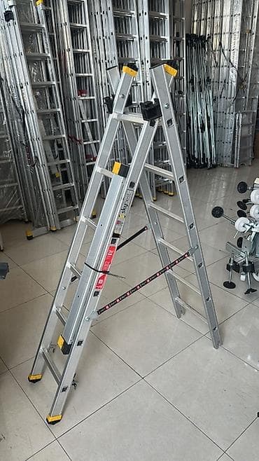 Bu alüminiumdan hazırlanmış çoxfunksiyalı nərdivan müxtəlif işlər üçün lalafo.az -da Bu alüminiumdan hazırlanmış çoxfunksiyalı nərdivan müxtəlif işlər üçün