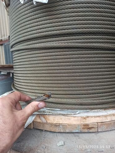 Сетки: Lift trosu 10 mm. Polad tros (polad məftil kəndir) – barabanla. Lift at lalafo.az — 7 Сетки: Lift trosu 10 mm. Polad tros (polad məftil kəndir) – barabanla. Lift — 7