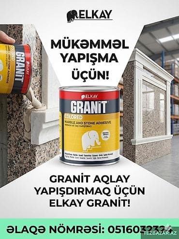Elkay GRANIT rəngli mermer və daş yapışdırıcısı - Mərmər, qranit lalafo.az -da Elkay GRANIT rəngli mermer və daş yapışdırıcısı - Mərmər, qranit