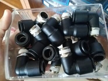 Pnevmatik boru birləşdiriciləri – 90° bucaq adapterləri - Material lalafo.az -da Pnevmatik boru birləşdiriciləri – 90° bucaq adapterləri - Material