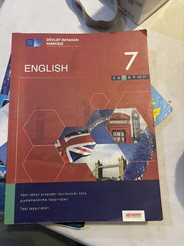 Məhsul: “English 7” – Dövlət İmtahan Mərkəzi nəşri Xüsusiyyətlər: - lalafo.az -da Məhsul: “English 7” – Dövlət İmtahan Mərkəzi nəşri Xüsusiyyətlər: -