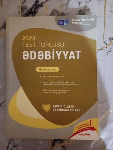 2023-cü il buraxılışı olan bu "Azərbaycan Dili Test Toplusu" kitabı lalafo.az -da 2023-cü il buraxılışı olan bu "Azərbaycan Dili Test Toplusu" kitabı
