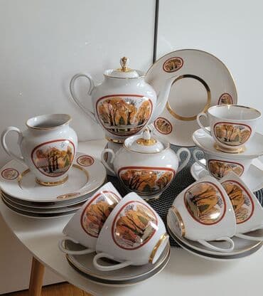 Çay dəsti, rəng - Ağ, Farfor, SSRİ lalafo.az -da Çay dəsti, rəng - Ağ, Farfor, SSRİ