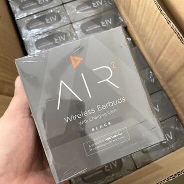 Минидиск-плееры: Новый Беспроводные (Bluetooth) Наушники, AIR MUSIC, цвет - Белый at lalafo.az — 2 Минидиск-плееры: Новый Беспроводные (Bluetooth) Наушники, AIR MUSIC, цвет - Белый — 2