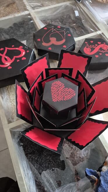 Hədiyyə qutusu, rəng - Qara lalafo.az -da Hədiyyə qutusu, rəng - Qara