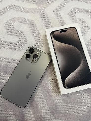 IPhone 15 Pro Max, Space Gray, Face ID lalafo.az -da IPhone 15 Pro Max, Space Gray, Face ID