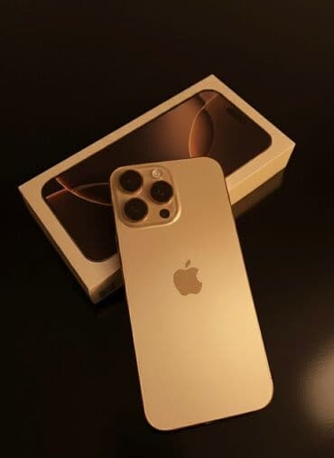 IPhone 16 Pro Max, 512 GB, Qızılı, Face ID lalafo.az -da IPhone 16 Pro Max, 512 GB, Qızılı, Face ID