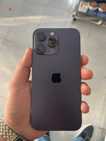 IPhone 14 Pro Max, 256 GB, Deep Purple, Face ID lalafo.az -da IPhone 14 Pro Max, 256 GB, Deep Purple, Face ID