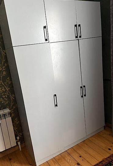 6 qapı, Boz, Taxta, Açılan, Düz dolab lalafo.az -da 6 qapı, Boz, Taxta, Açılan, Düz dolab