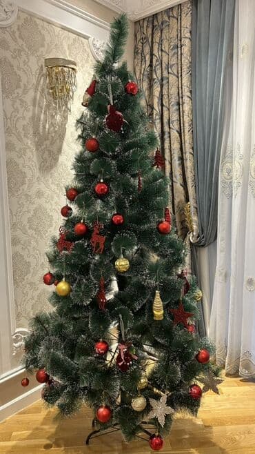 Məhsul: Bəzədilmiş süni Yeni il şam ağacı - Təxmini hündürlük lalafo.az -da Məhsul: Bəzədilmiş süni Yeni il şam ağacı - Təxmini hündürlük