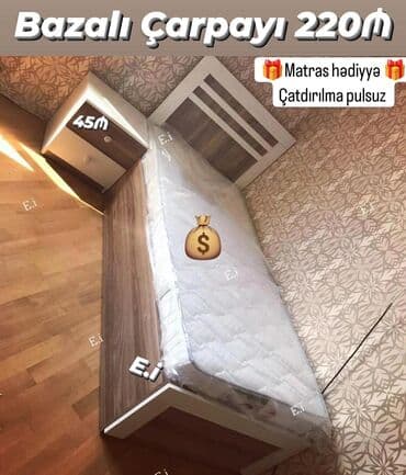 Yeni, Təknəfərlik çarpayı, Matras ilə lalafo.az -da Yeni, Təknəfərlik çarpayı, Matras ilə