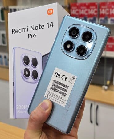 Redmi Note 14 Pro, 256 GB, rəng - Göy, Zəmanət, Kredit, Sensor lalafo.az -da Redmi Note 14 Pro, 256 GB, rəng - Göy, Zəmanət, Kredit, Sensor